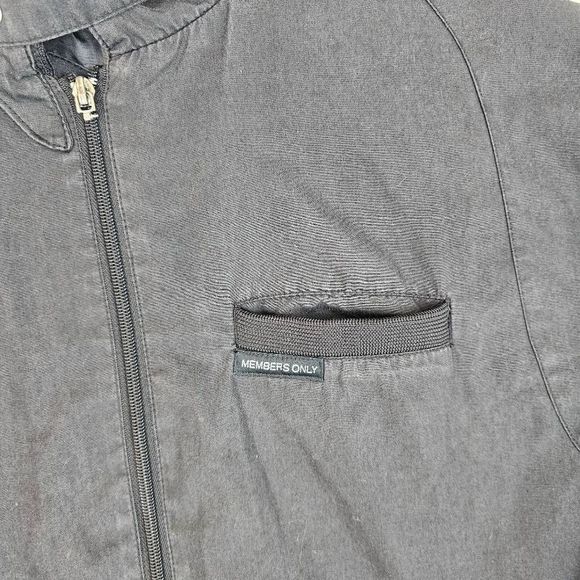 Vintage Men's Members Only Jacket Black - Picture 4 of 6